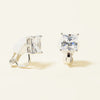 Soft Whisper Clip-On Earrings - Silver