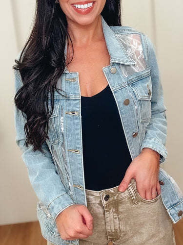 Saw You Elegantly Denim Jacket - 2 Colors!