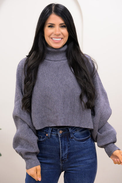 Let Your Light Shine Cropped Sweater - 4 Colors!