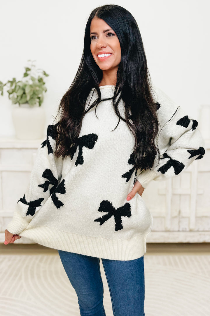 Truly Gifted Ribbon Sweater