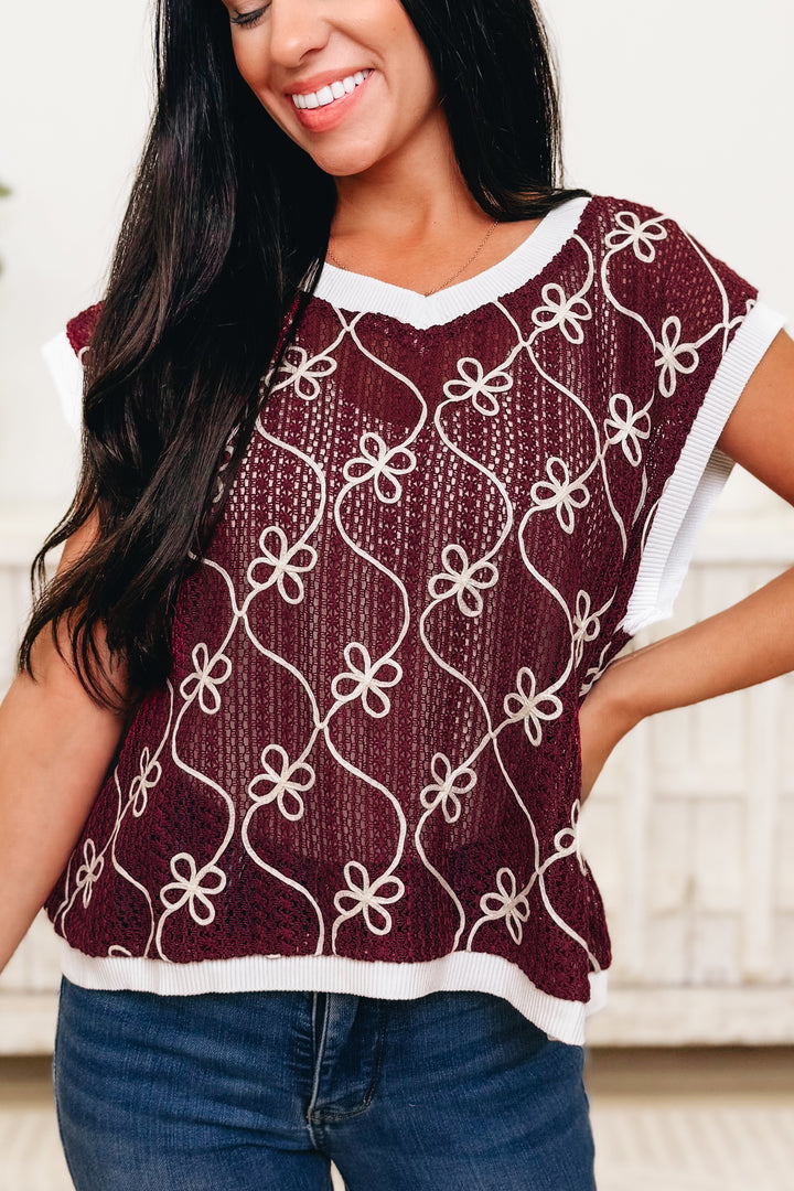 Fresh As A Daisy Jersey Vest - 2 Colors!