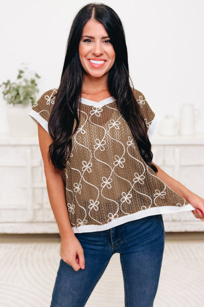 Fresh As A Daisy Jersey Vest - 2 Colors!