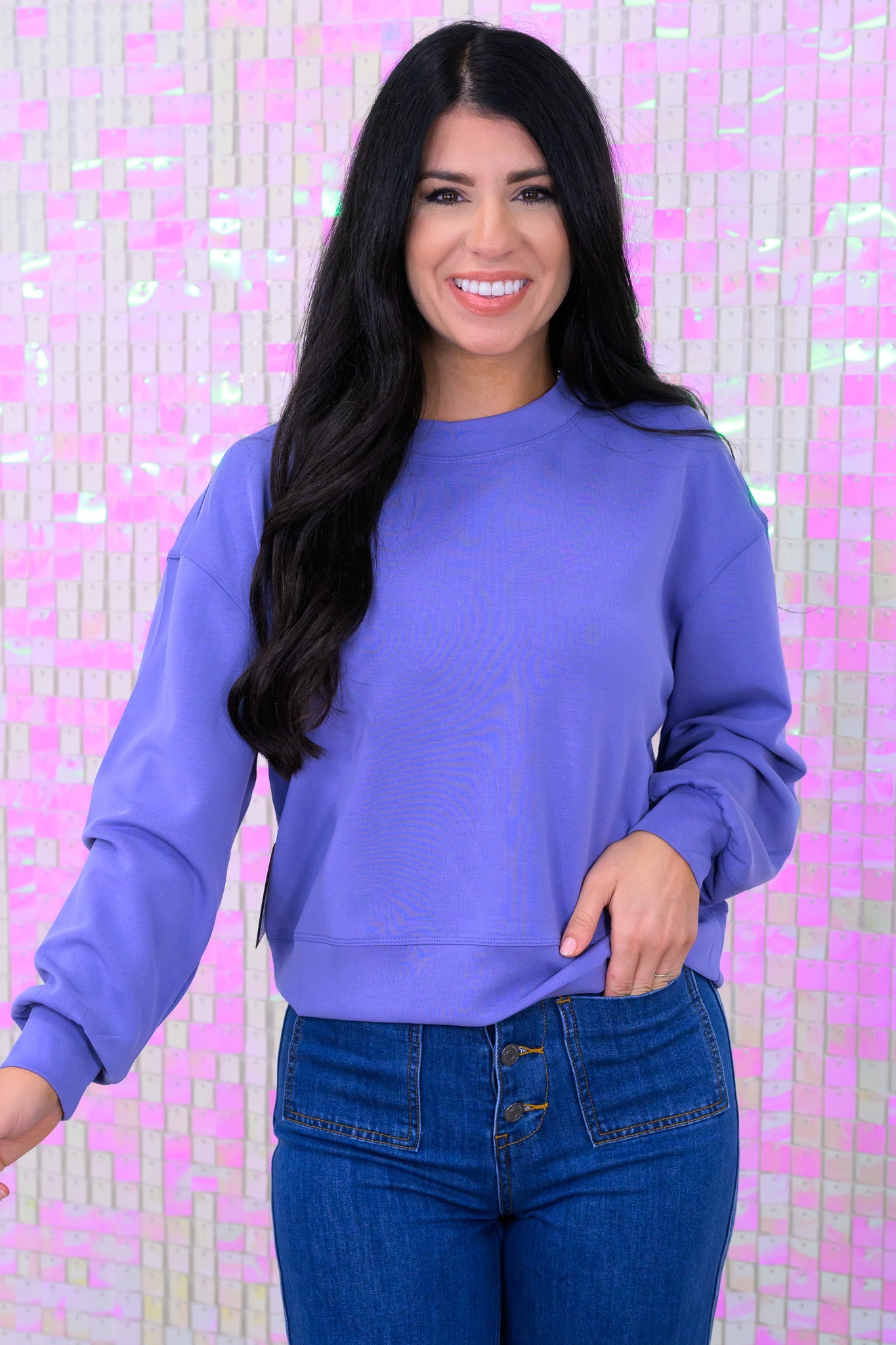 Cozy Comfort Crew Neck Top - 4 Colors!