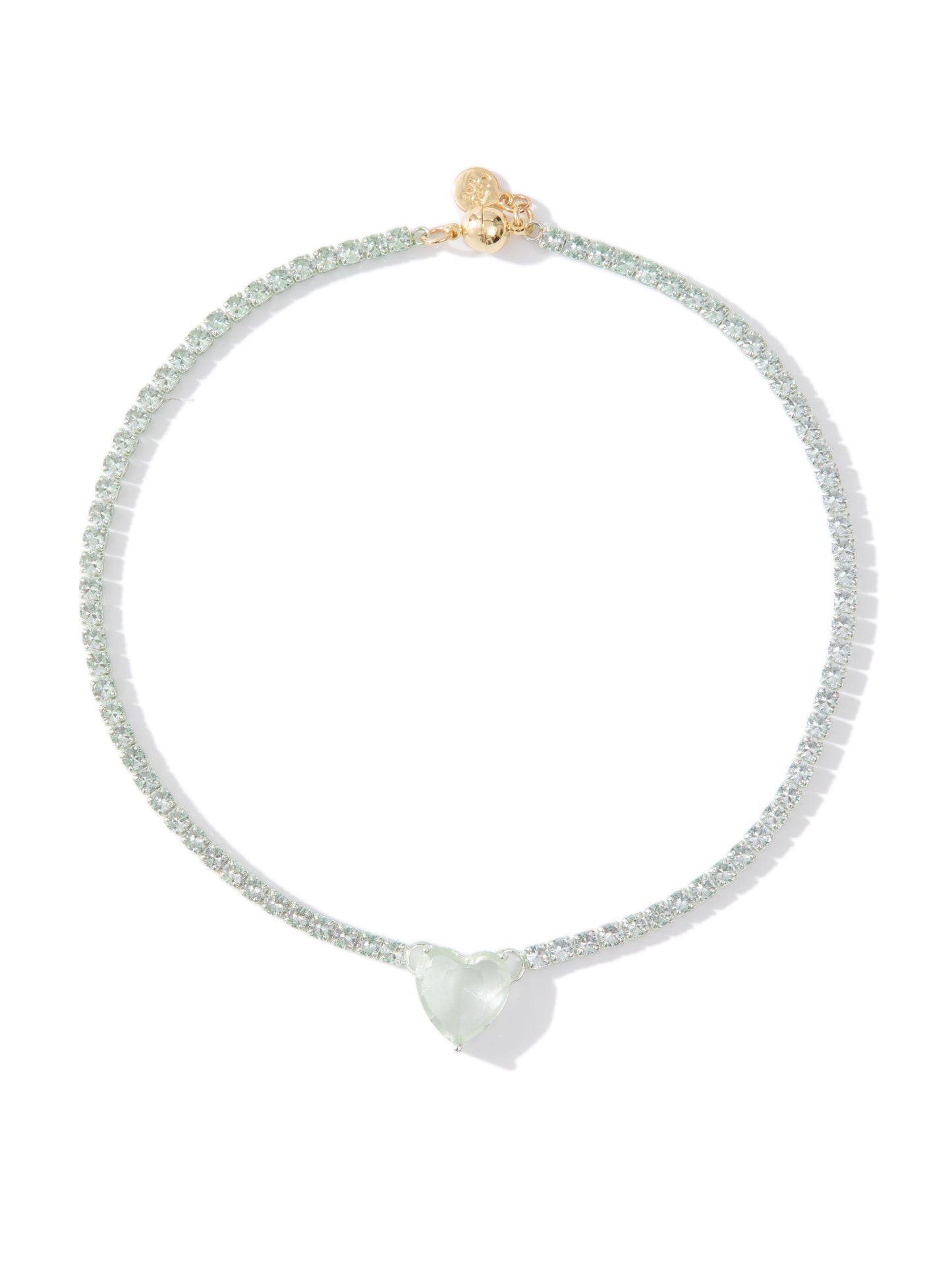 You Are So Beautiful Necklace - Metallic Mint Magnolia