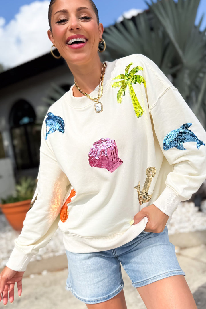 Ocean Bliss Pullover Top