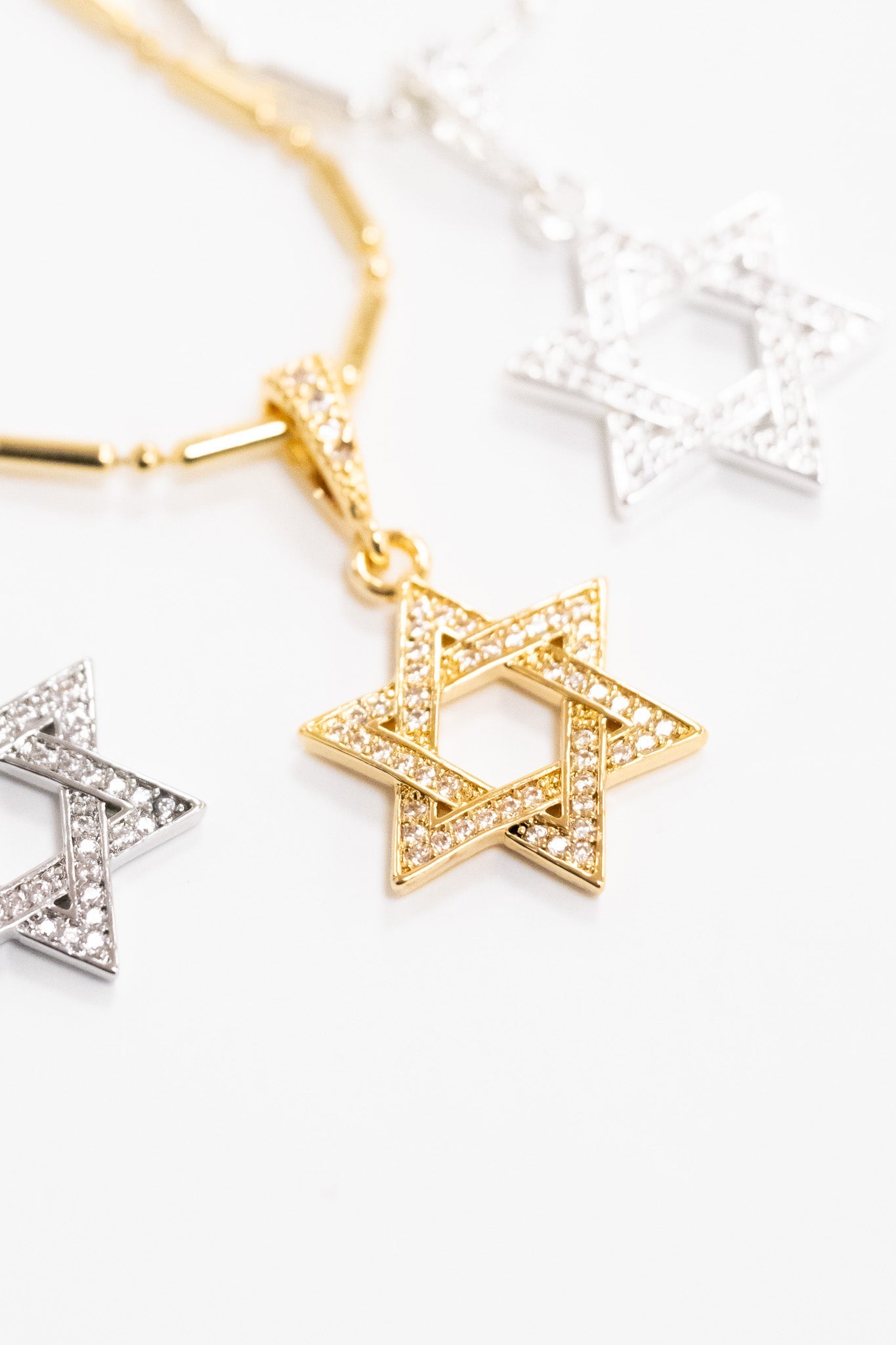 Star Of David Necklace - 3 Colors!