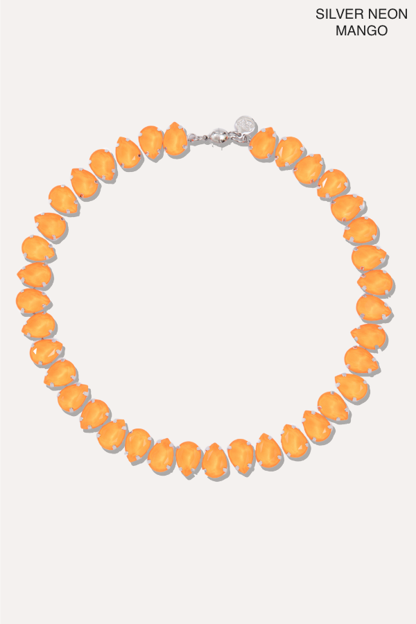 The BABE Neon Crystal Necklace - Multiple Colors!