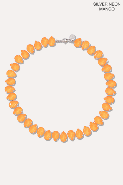 The BABE Neon Crystal Necklace - Multiple Colors!