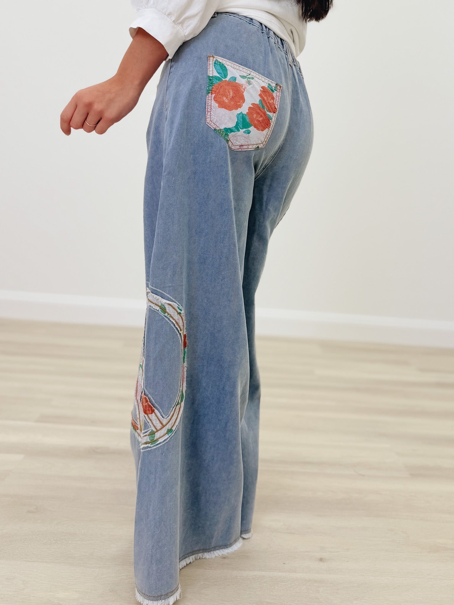 Peace Be With You Pants - Denim