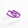Dancing On The Street Earrings - Liquid Metallic Bright Purple
