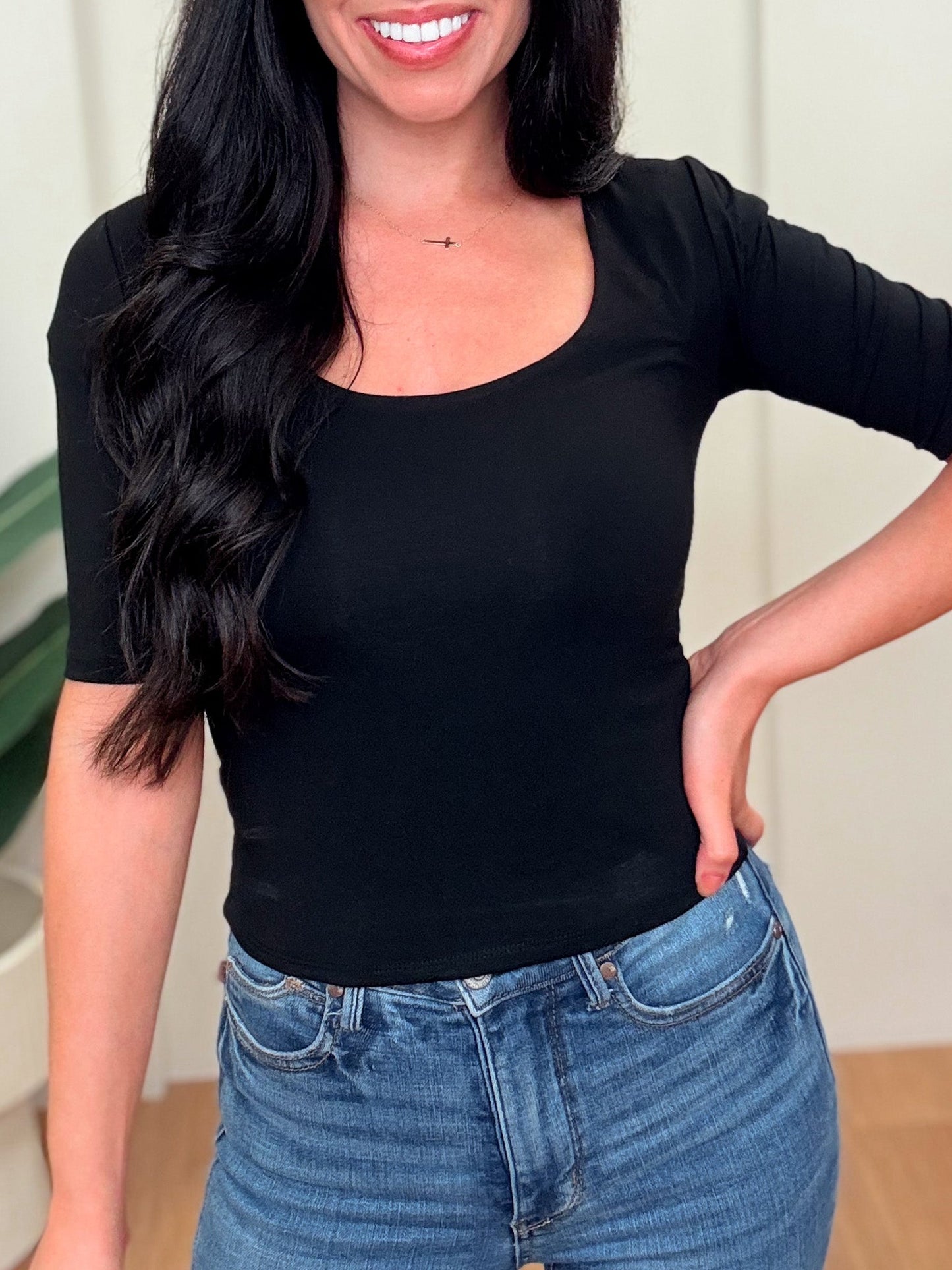 Down For The Basics Short Sleeve Top - 2 Colors!