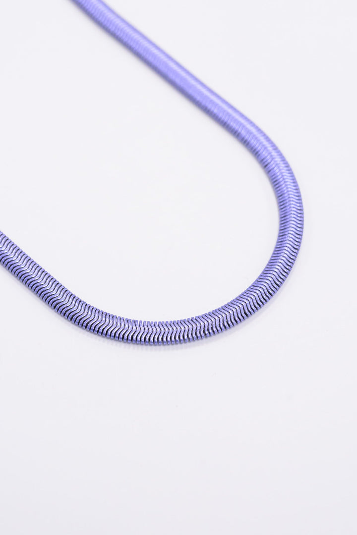 Sharon Necklace - Metallic Indigo