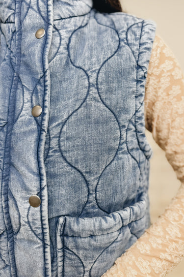 Top The Charts Denim Vest
