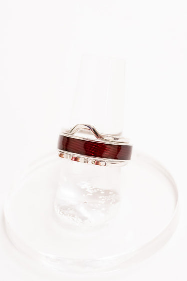 Winter's Kiss Ring Set - Ruby