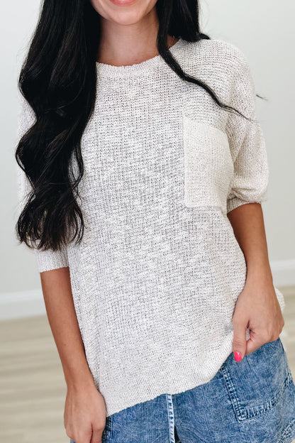 The Laid-Back Sweater Top - 2 Colors!