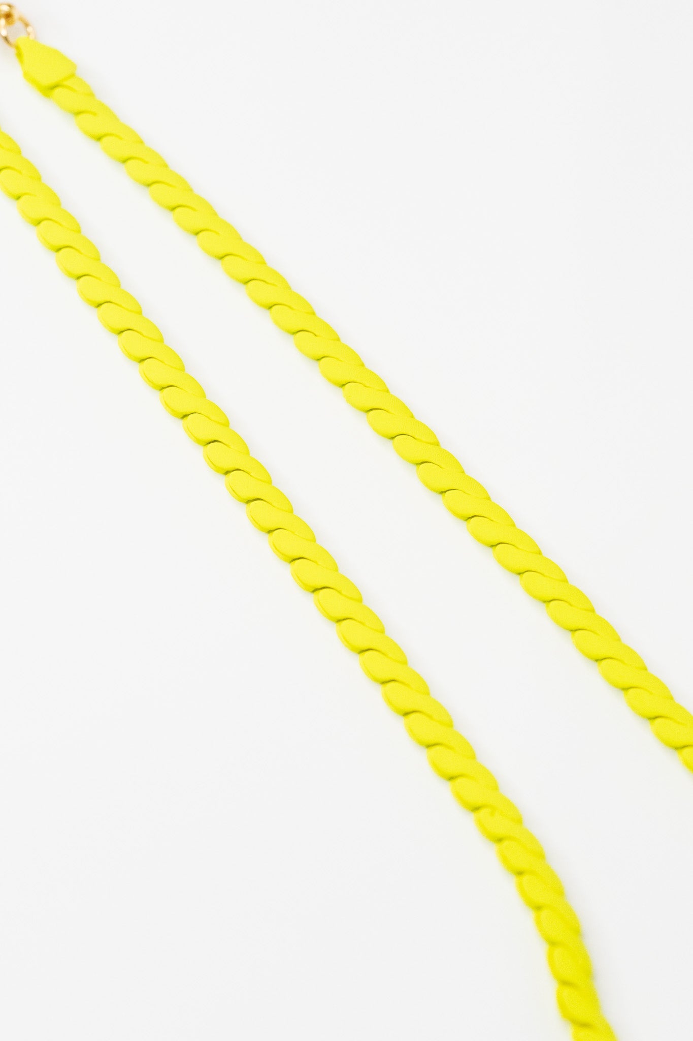Always More Necklace - Matte Neon Yellow
