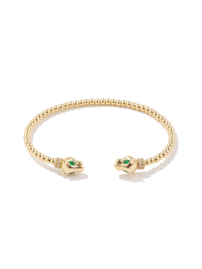Panther Emerald Bracelet - Emerald