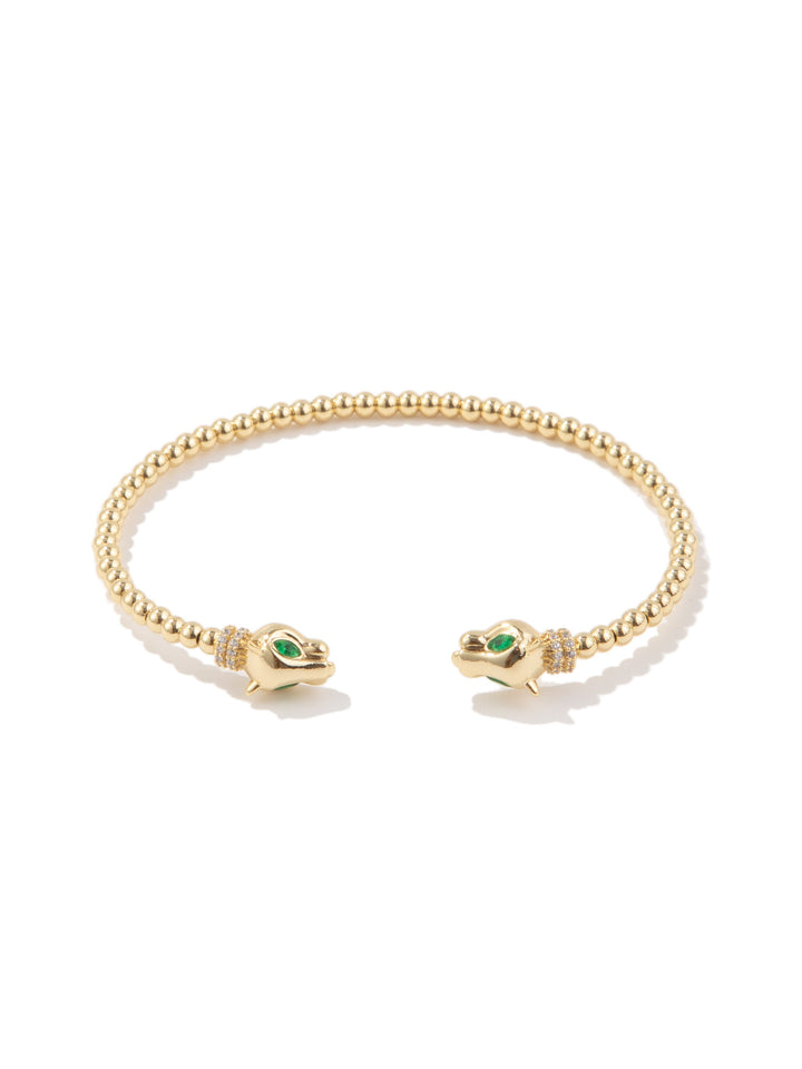 Panther Emerald Bracelet - Emerald