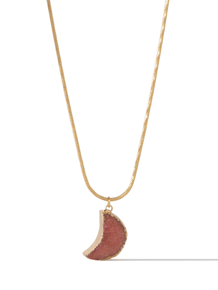 Anabella Necklace - Gold Pomegranate Moon