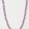 Paris Necklace - Silver Lilac