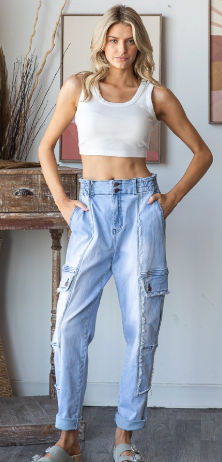 Hide & Seek Pants - Light Denim