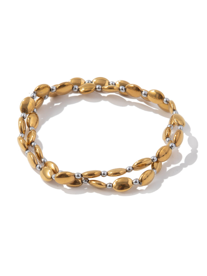 Gold Drops Bracelet - Gold Silver