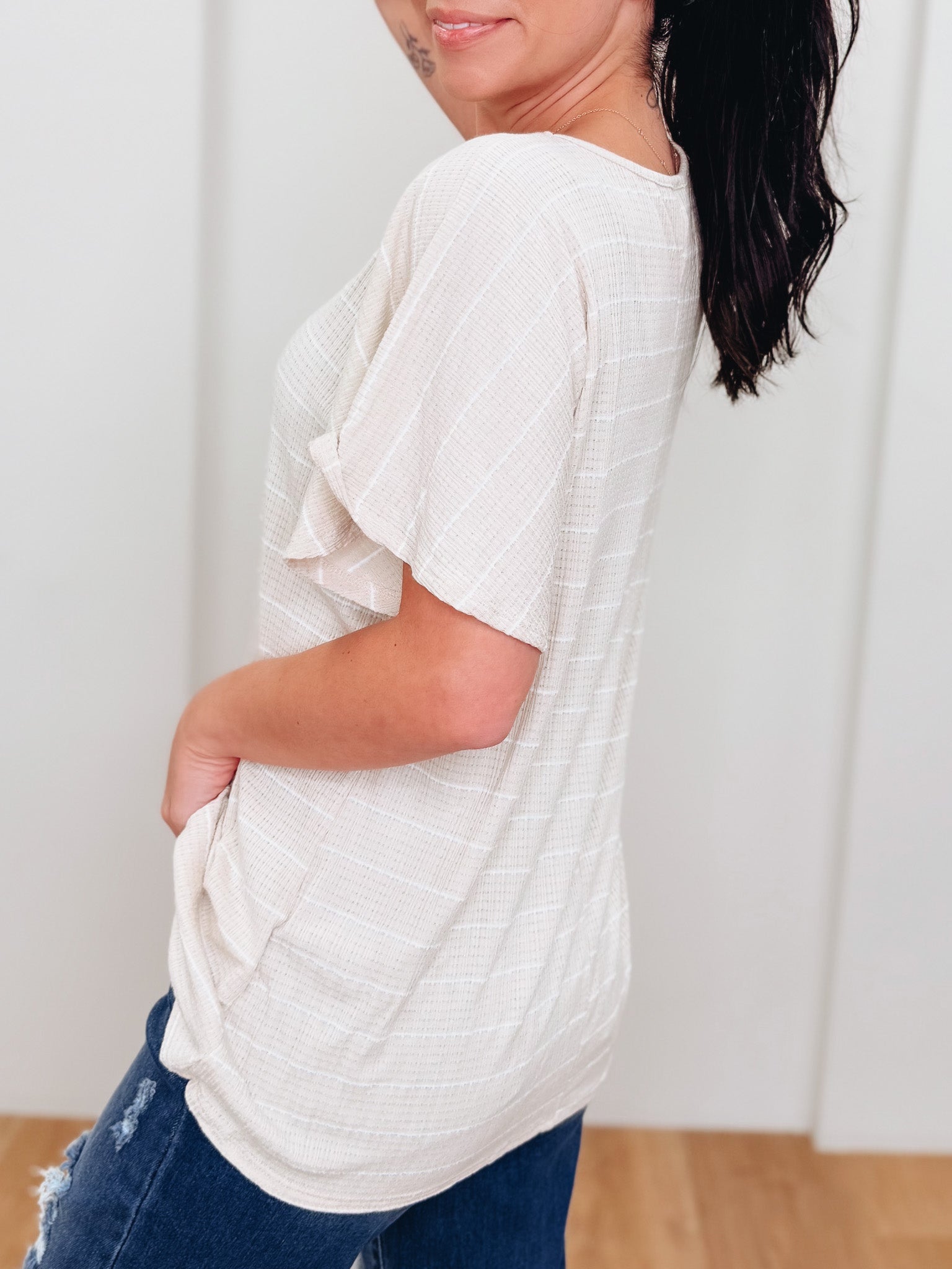 Ruffle Puff Top - 2 Colors!