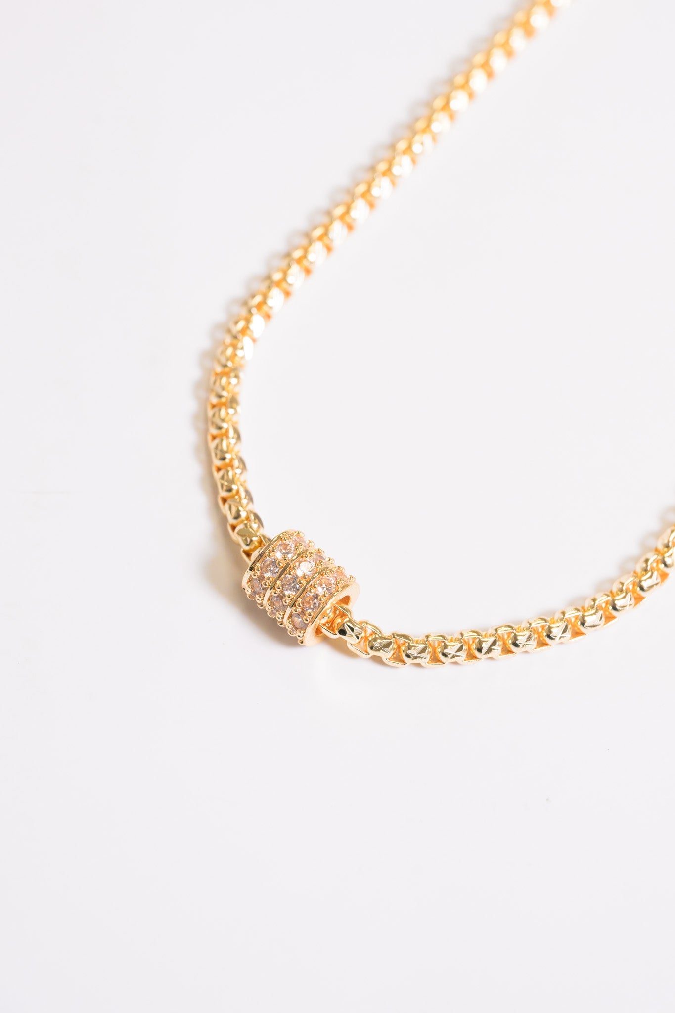 Bohemian Palace Necklace - Liquid Metallic Moonlight