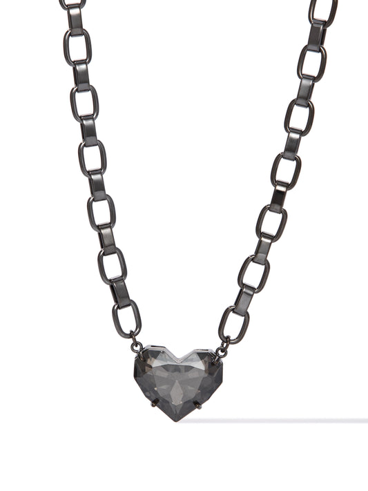 Summer Love Necklace - Gunmetal
