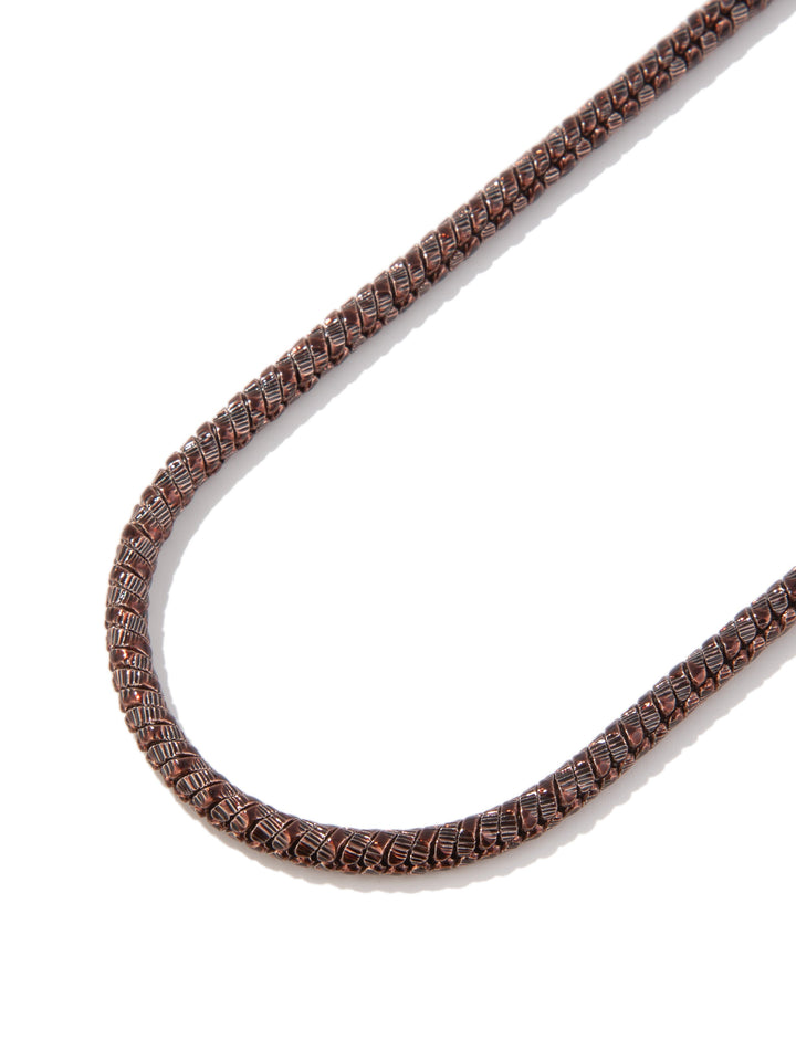 Isla Necklace - Metallic Truffle