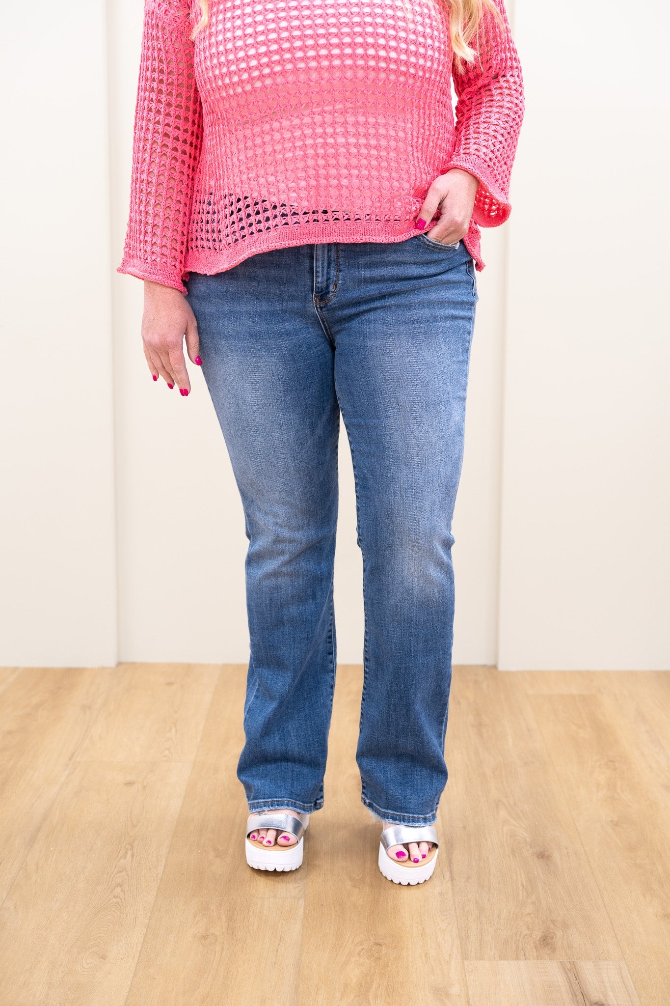 Judy Blue Sweet Escape Mid Rise Vintage Bootcut Jeans