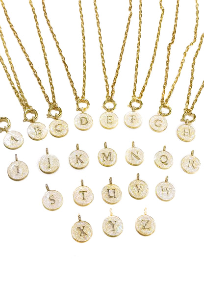 Who's That Girl Initial Necklace - Gold