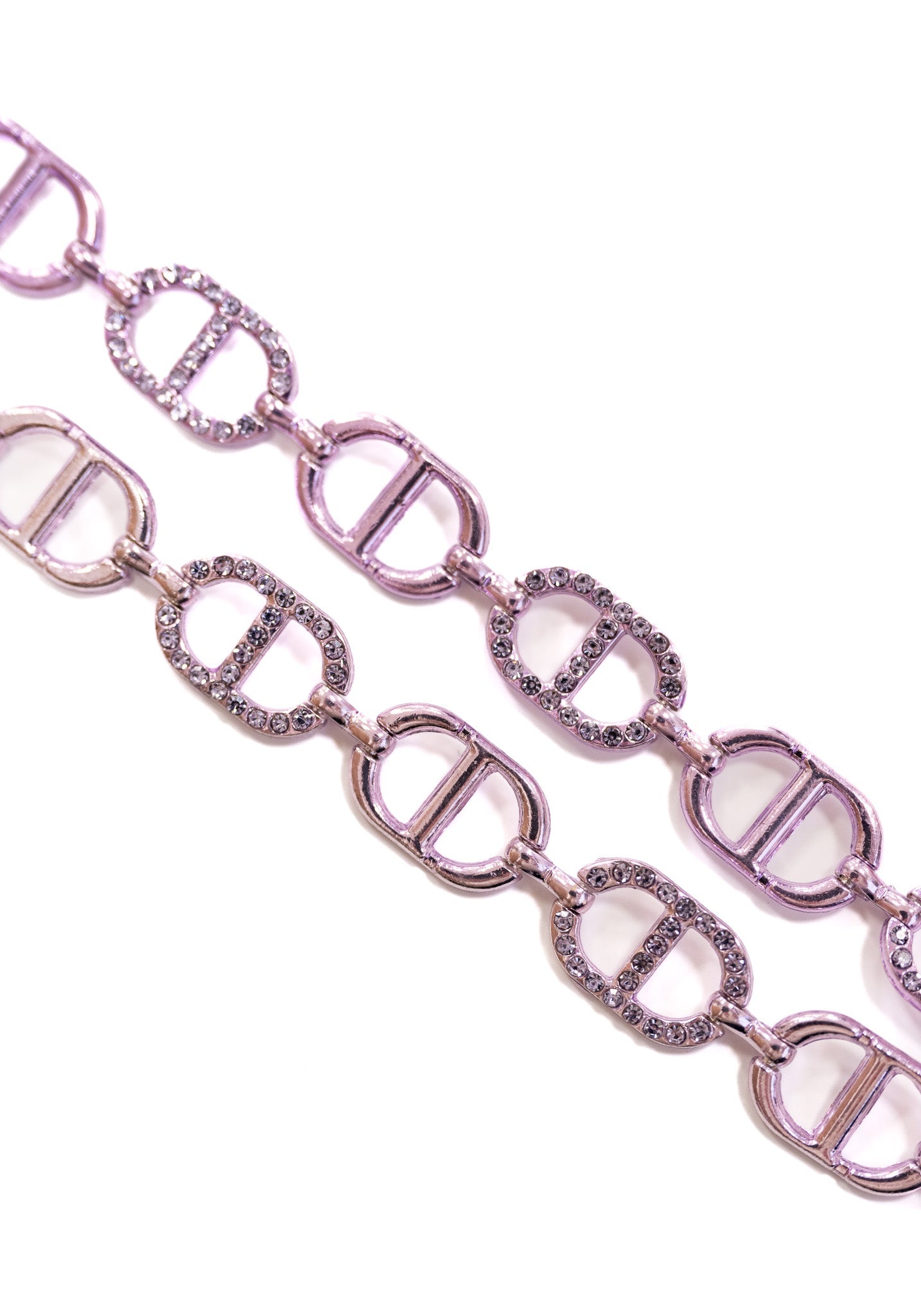 Blank Space Necklace - Liquid Metallic Lilac