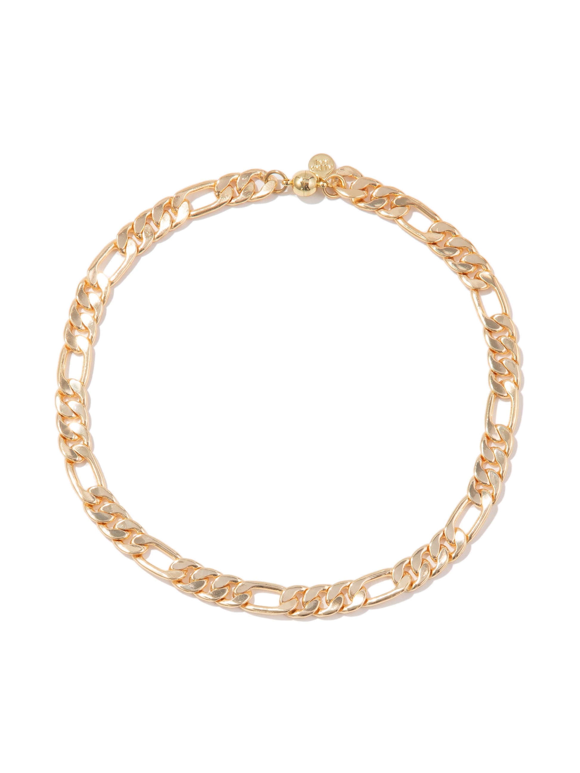Taylor Necklace Long - Metallic Gardenia