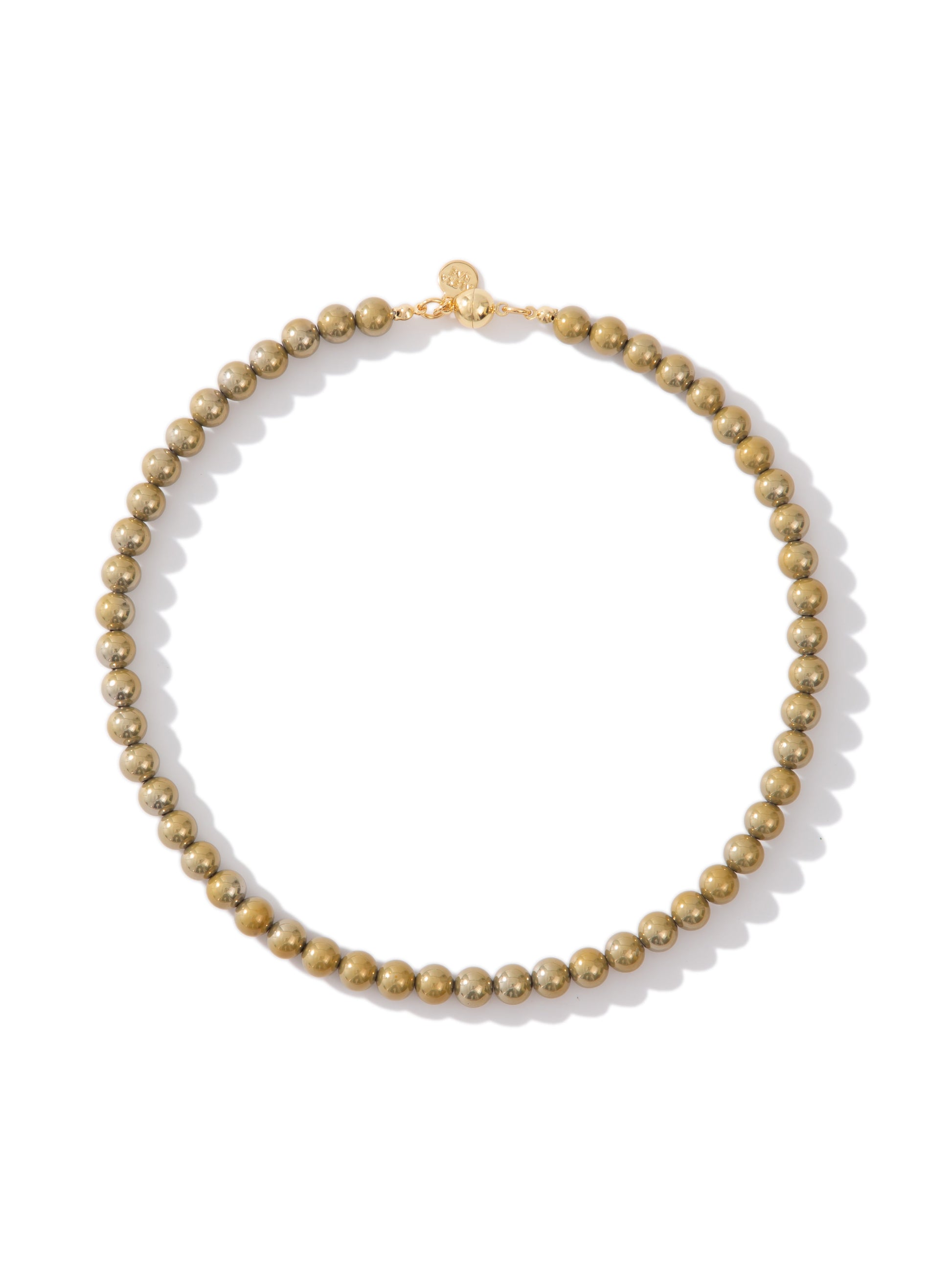 Summer In The City Medium Necklace - Metallic Almond