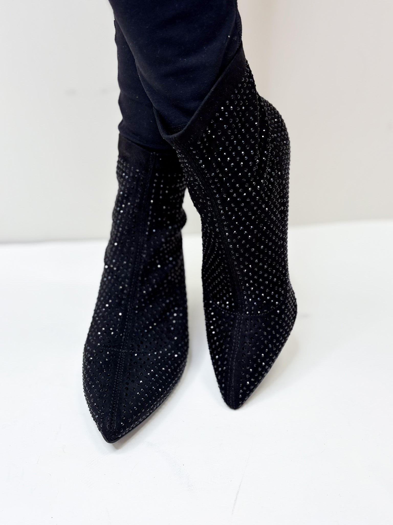 MIA Zhen Boots - Black Sparkle