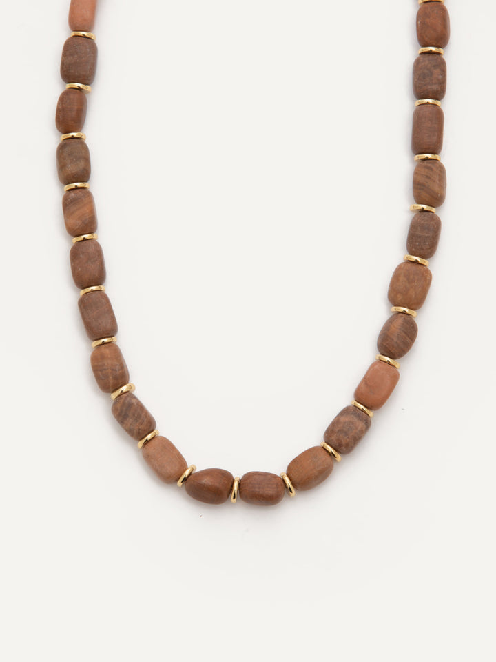 Zulu Necklace - Chocolate Turquoise