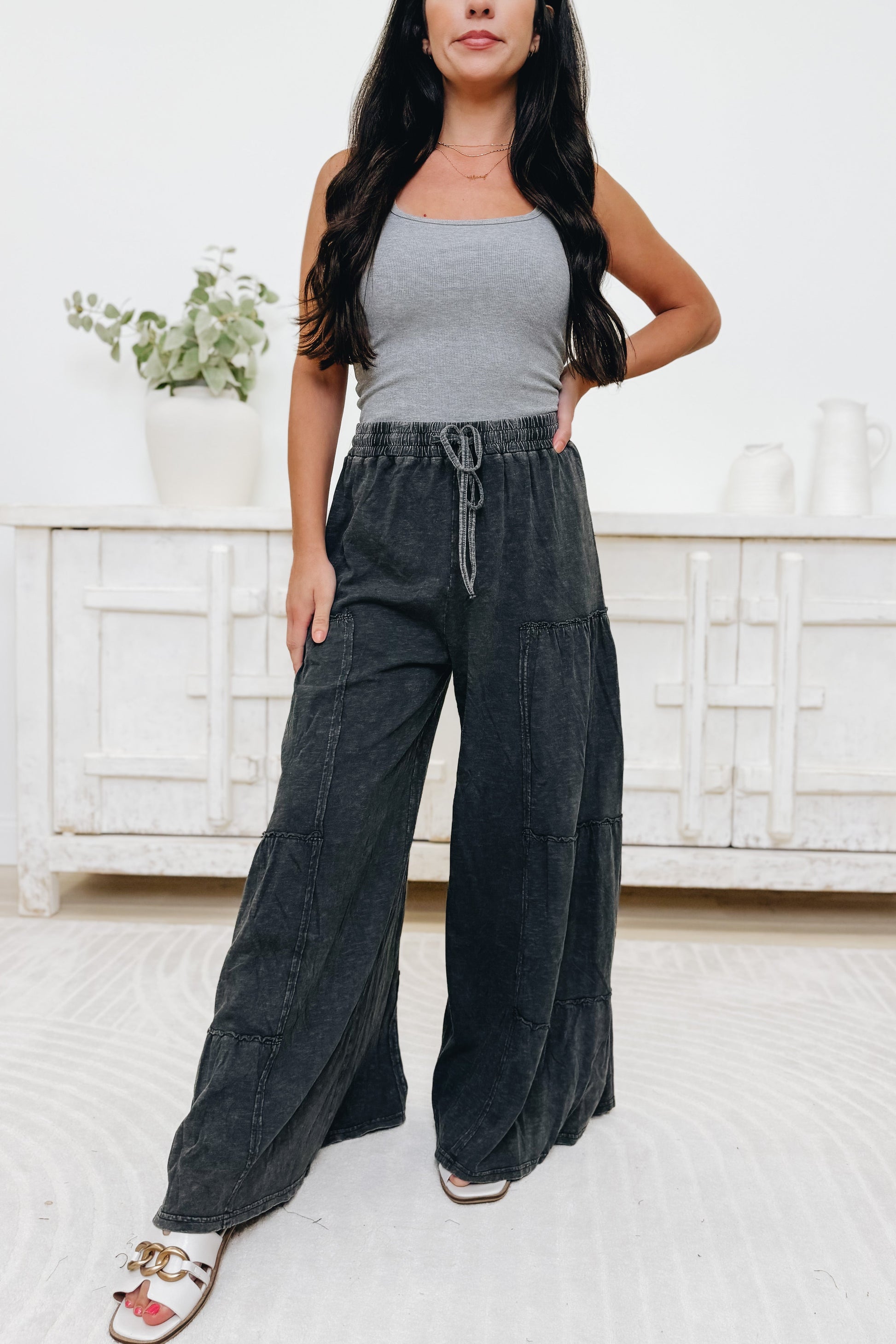 Feelin' The Rhythm Pants - 2 Colors!