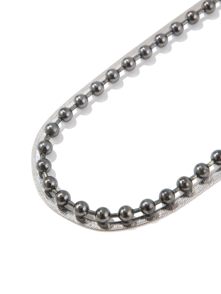 Raven Necklace - Gunmetal Silver