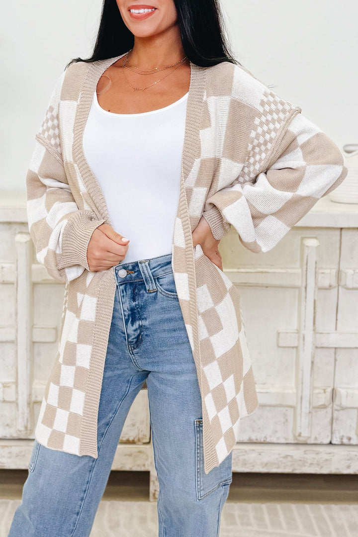 Check It Out Cardigan - 4 Colors!