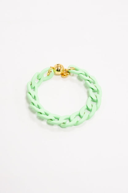 Shakira Bracelet - Matte Neon Green