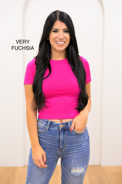 The Crop Don't Stop Top - 21 Colors!