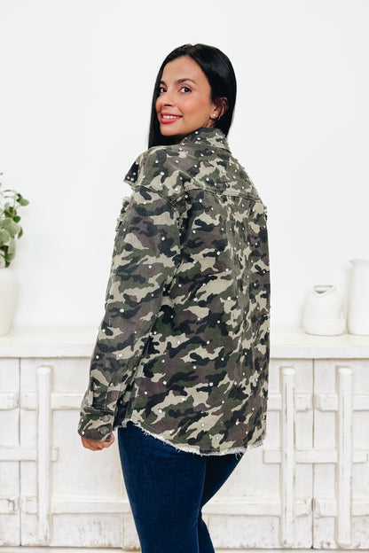 Country Side Rhinestone Camo Jacket