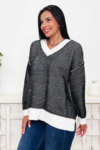 The Beehive Babe Honeycomb Sweater