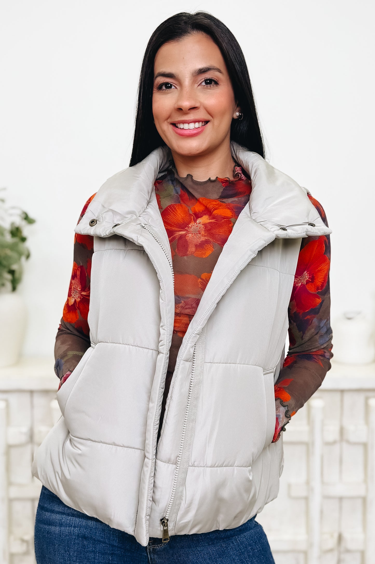 Chill Breaker Zip Up Puffer Vest - 5 Colors!