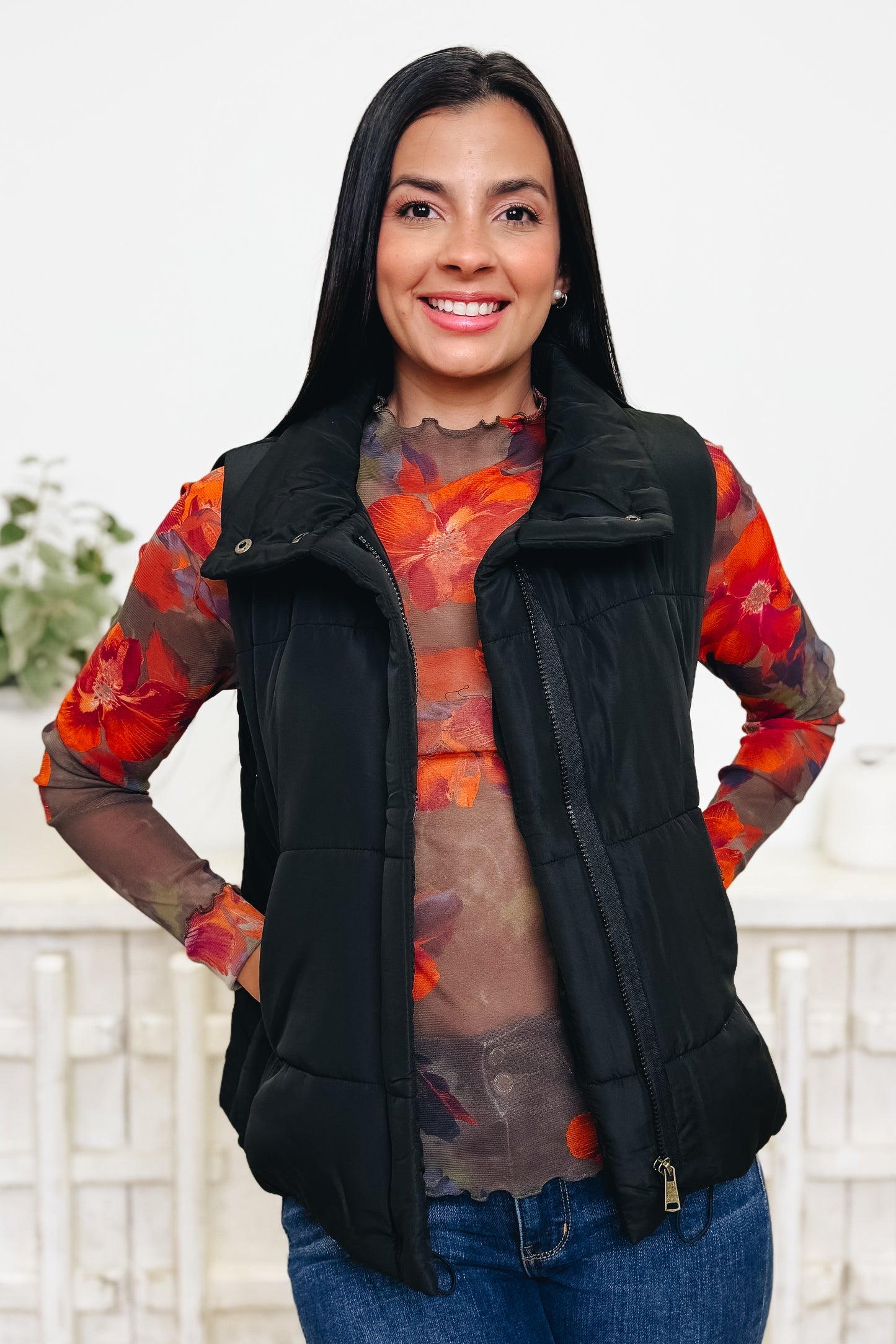 Chill Breaker Zip Up Puffer Vest - 5 Colors!