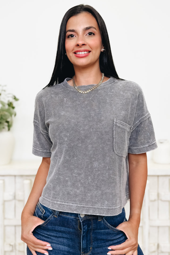 The Real One Ribbed Top - 3 Colors!