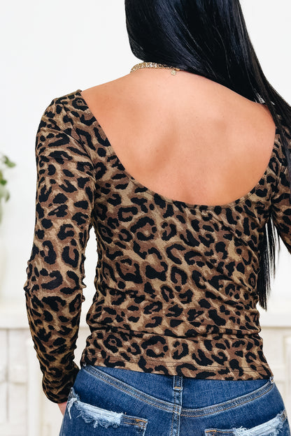 Take The High Ground Leopard Top