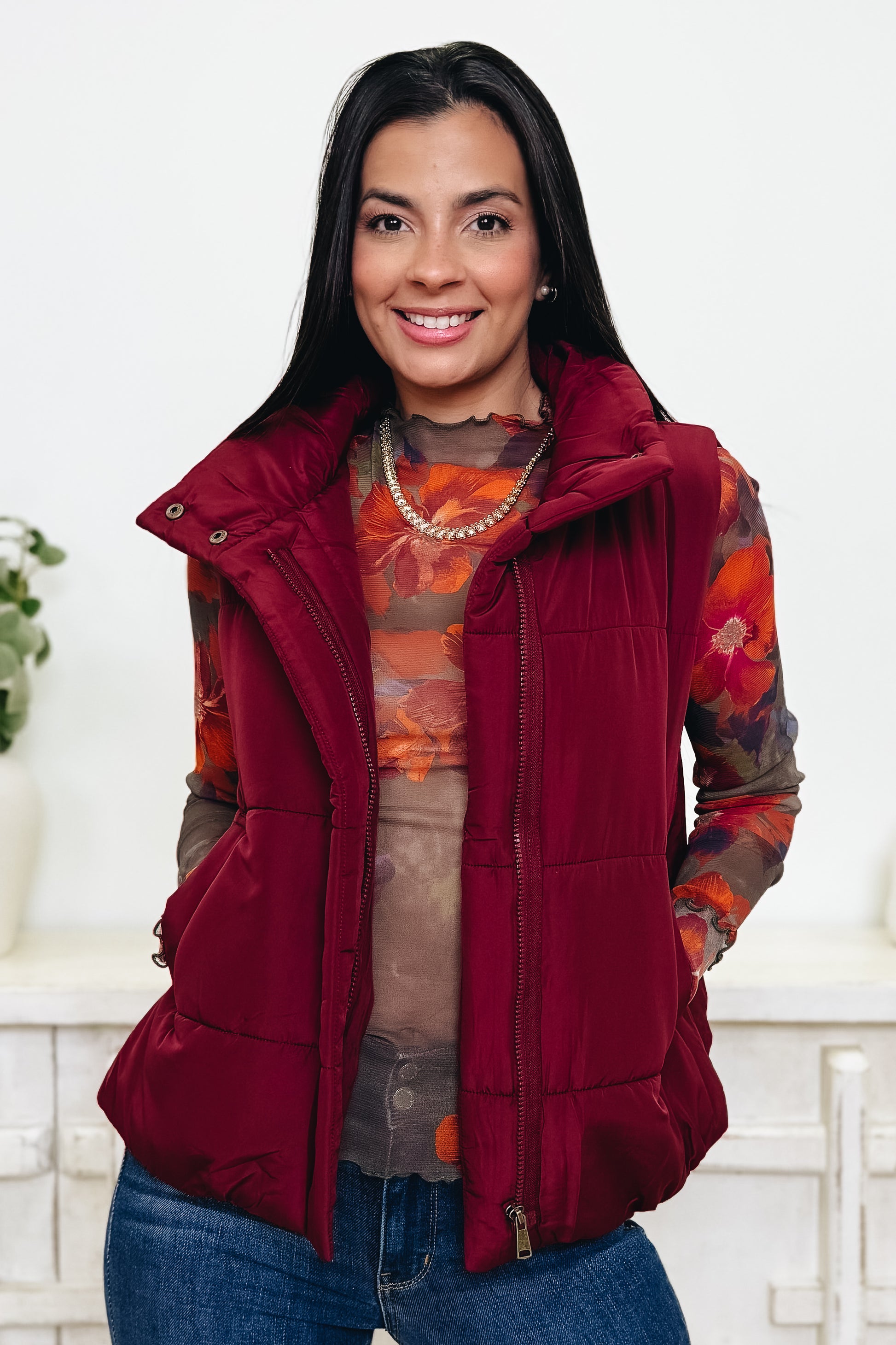 Chill Breaker Zip Up Puffer Vest - 5 Colors!