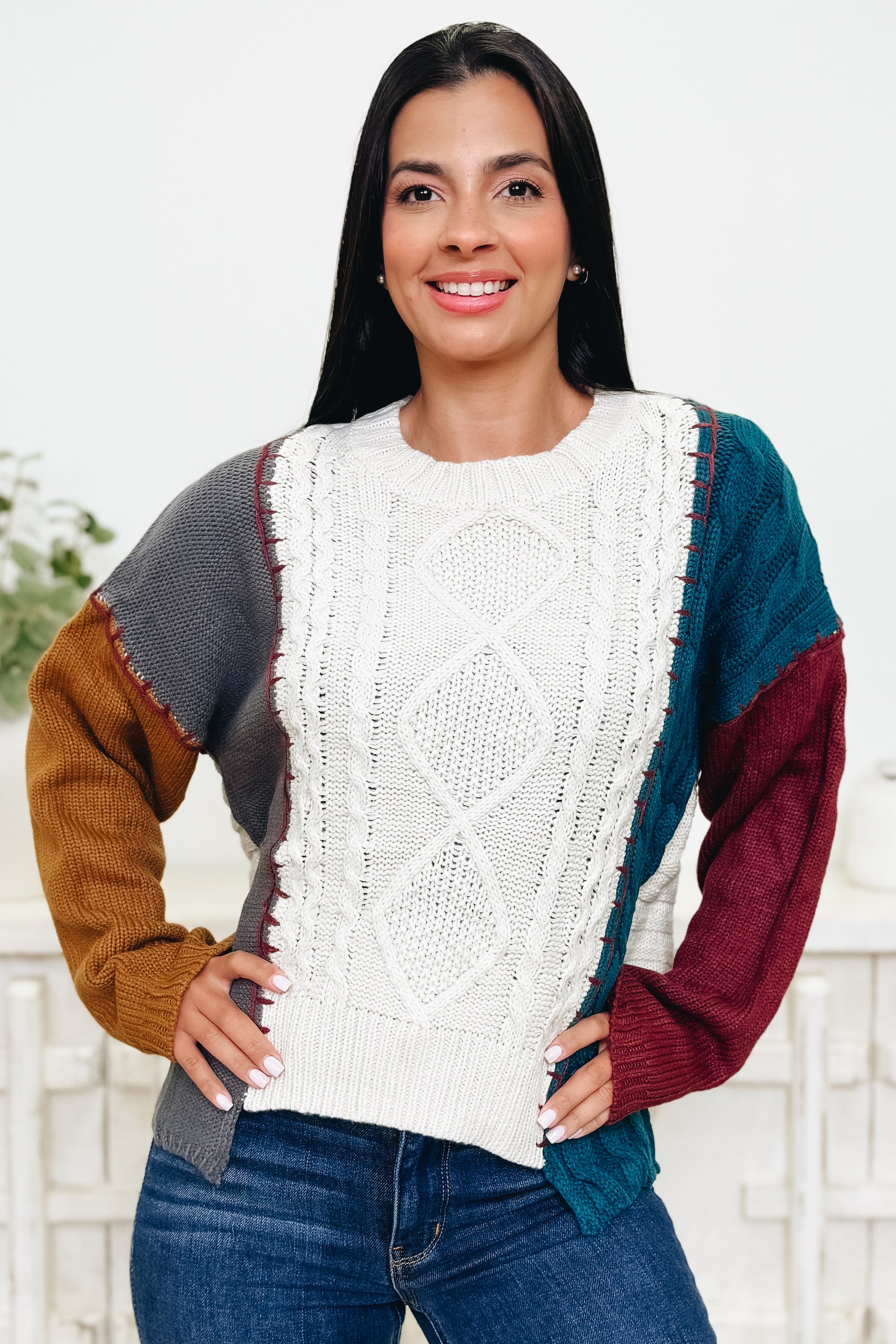 Falling For You Sweater Top